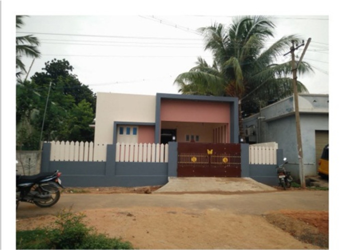 Independent house exterior